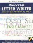 Universal Letter Writer: What to Say and How to Say It