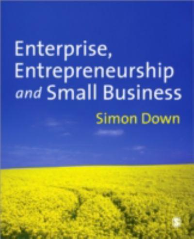 Enterprise, Entrepreneurship and Small Business 