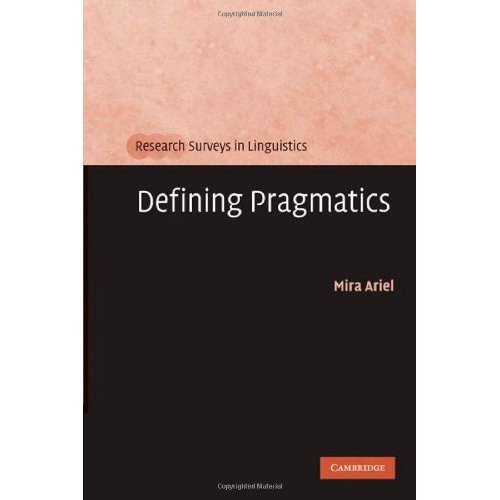 Defining Pragmatics 