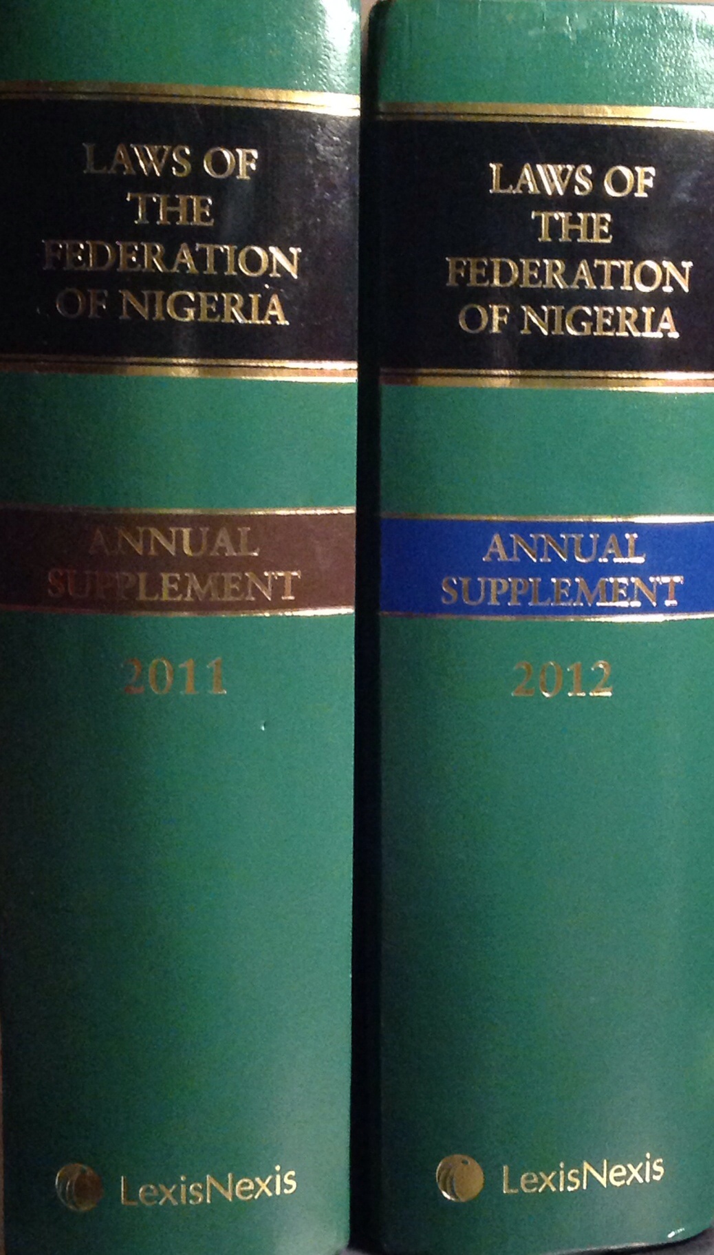 The Latest Laws Of The Federation Of Nigeria ( 2 volume Supplements)