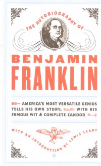 AUTOBIOGRAPHY OF BENJAMIN FRANKLIN